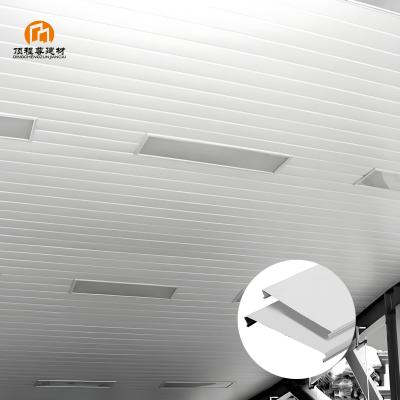 Aluminium Slat Strip False Ceiling For Office Building With Heat Insulation And Powder Coated Finish