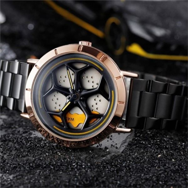 Scrolling Dial Analog Digital Sports Watch 310mm Men'S Luxury Stainless Steel Watches