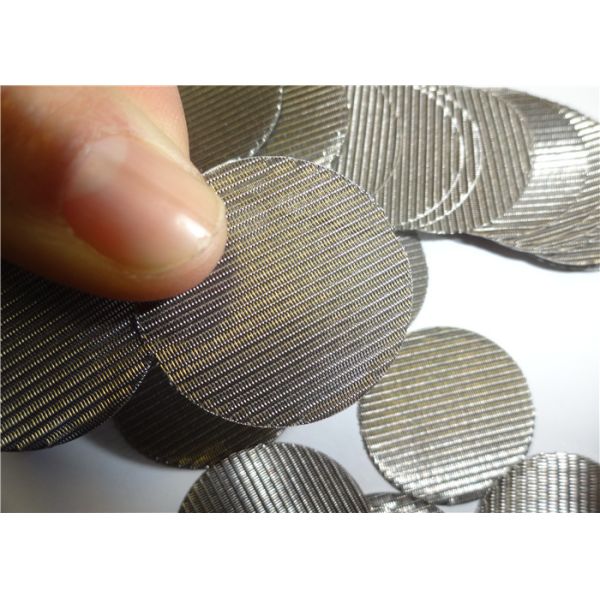 Diameter 240Mm 100 Mesh Count Stainless steel Wire Mesh Screen For Rubber And Extruder Machine