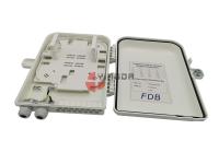 Caixa do divisor da fibra ótica do PLC do ABS diâmetro do cabo de 7 - 10 milímetros para a rede do governo da Nigéria de FTTH