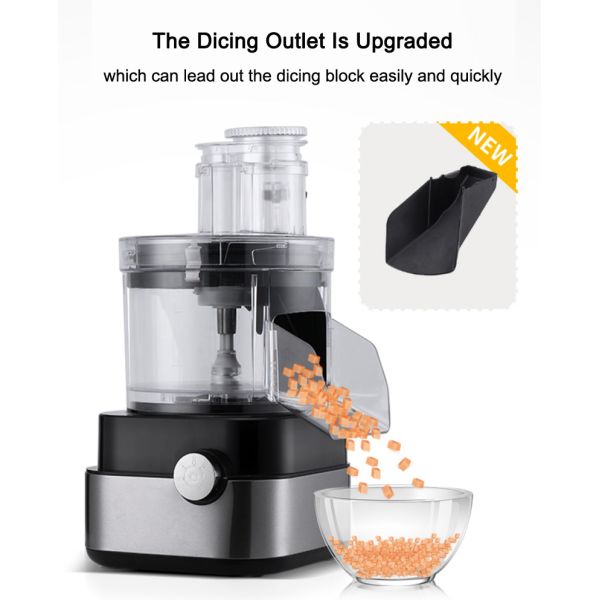 304 Нержавеющая сталь Мельница многофункциональная электрическая резачка для коммерческих нужд резки