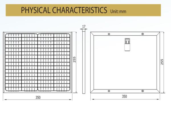 IP65 Anodized Aluminum Alloy Solar PV Panel