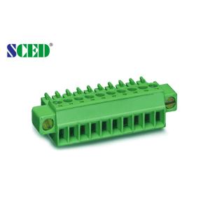 Mounting Ears Plug In Terminal Blocks 8A Female Sockets Pitch 3.5mm Green