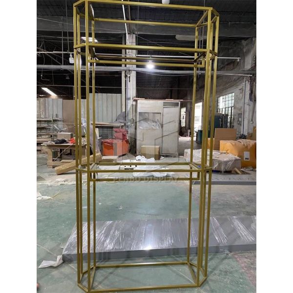 Мебель дисплея магазина одежды света T4 гальванизирует выставочную витрину нержавеющей стали 201