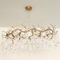 40W Crystal Ceiling Lights Hanging Mounted de luxe 110V - 240V