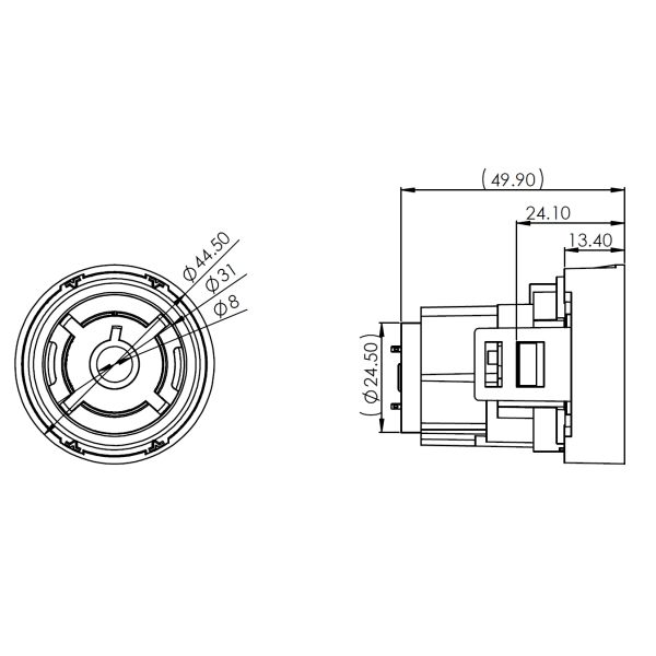 ROHS LINO Valve Motor GMS45 50g For Heater Valve DC Geared Motor
