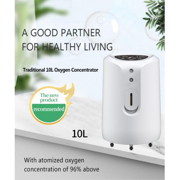 New 96% Purity 10 Ltr Concentradores De Oxigeno Dual Flow Oxygen-concentrator 5l 8l10l Medical Oxygen Concentrator