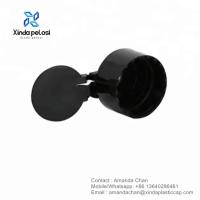 Capuz de plástico Flip Top Cap Ribbed Dispenser de superfície lisa Capuz para garrafas de shampoo