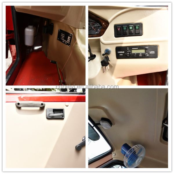 250cc Three Wheel Closed Cabin Heavy Load Motorcycle with Unladen Kerb Weight 600kg