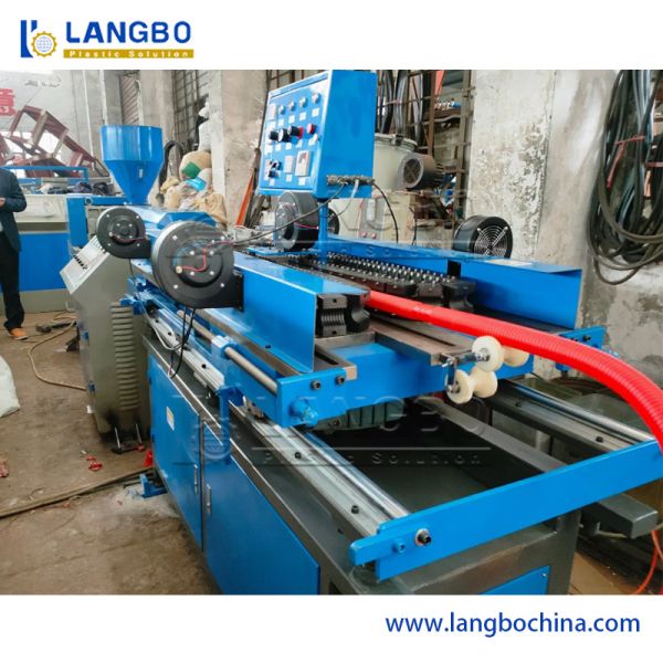 Automatic Corrugated Pipe Extrusion Line with Co-Extrusion Layer System for Double Wall Corrugated Pipe and Precision Temperature Control