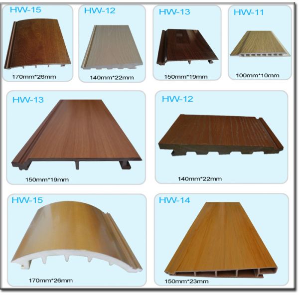 Противововодная наружная стена из ПВХ для долговечного внешнего дизайна