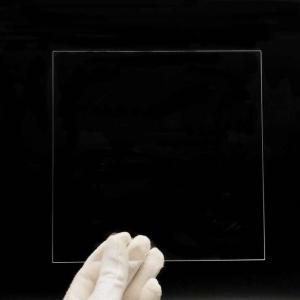 Aluminosilicate glass sheet for TV screen half reflective two way mirror magic