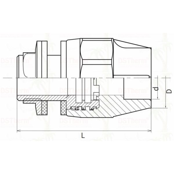 PPR Tank Transit Coupler PPR Water Tank Fittings Eco-Safe & Cost-Efficient