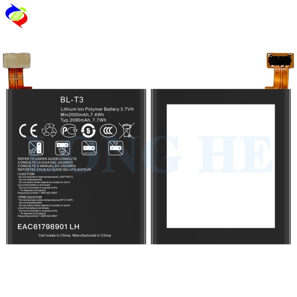 100% BL-T3 Battery for LG Optimus Vu F100L F100S 100% OEM Rechargeable Batteries