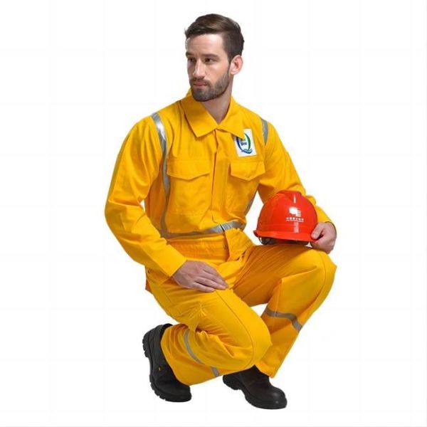 150g/200g Lightweight Flame Retardant Overalls with Anti-static and All Season Protection for Petrochemical and Oil Gas Industries