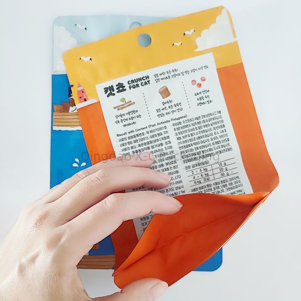 Stand Up Plastic Pouch Packaging Low MOQ Recyclable Food Storage Bag Wholesale