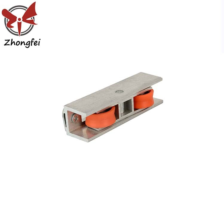 Adjustable Double‑wheel Nylon Sliding Roller Stainless Steel Housing For Aluminum Sliding Window Door