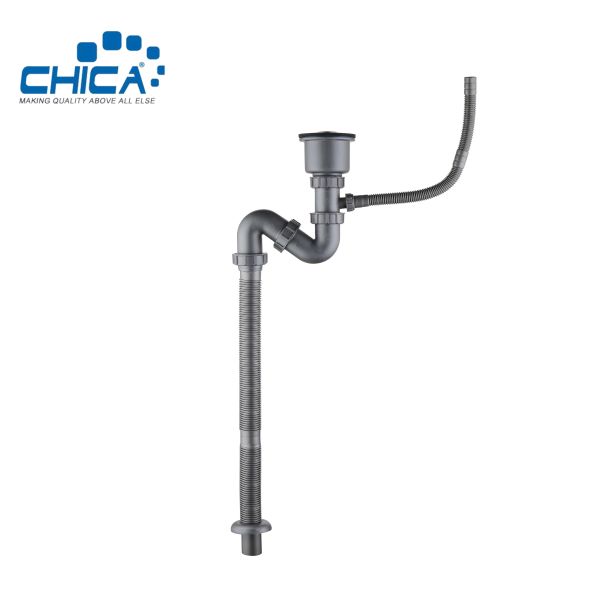 Kitchen Sink Drain Strainer Assembly with Basket Strainer,Sink Stopper, Stainless Steel Kitchen Sink Strainer Stopper