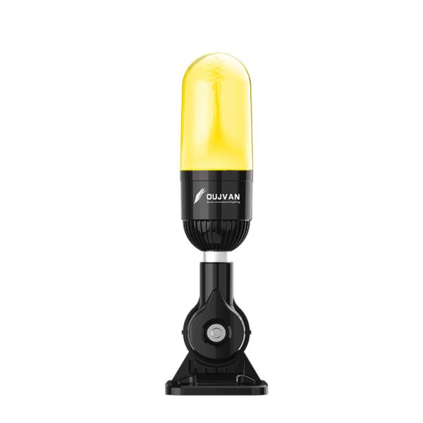 Industrial LED Warning Light with Custom Logo & 95dB Buzzer | 50000hrs Long