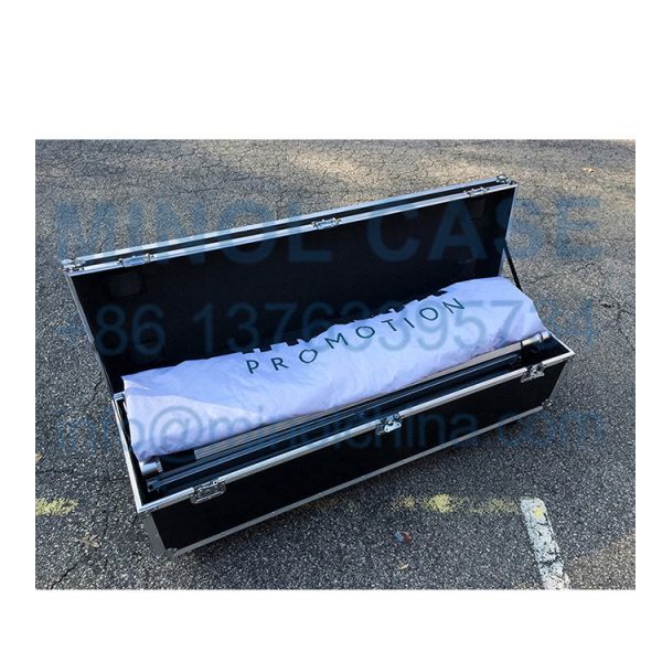 Factory Price Custom Size Or Logo Waterproof Fireproof Moving Black Large Road Trunk Flight Case