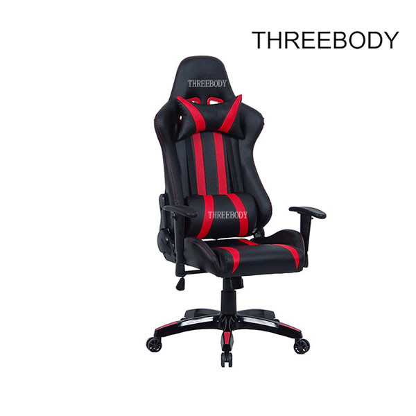 Professional Racing Seat Office Chair , Black And Red Pc World Gaming Chair