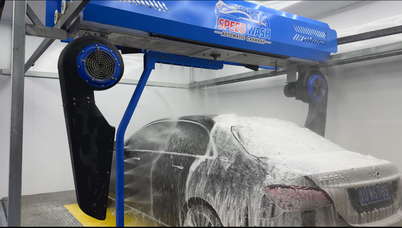 PLC Touchscreen Control Self Service Car Wash Machine 7 Inch HMI System