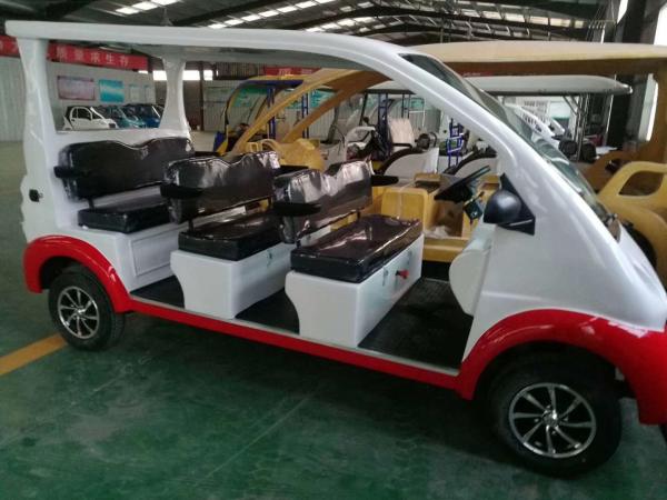 110v Electric Sightseeing Car Electric People Mover Life Size Advanced Audio Sound