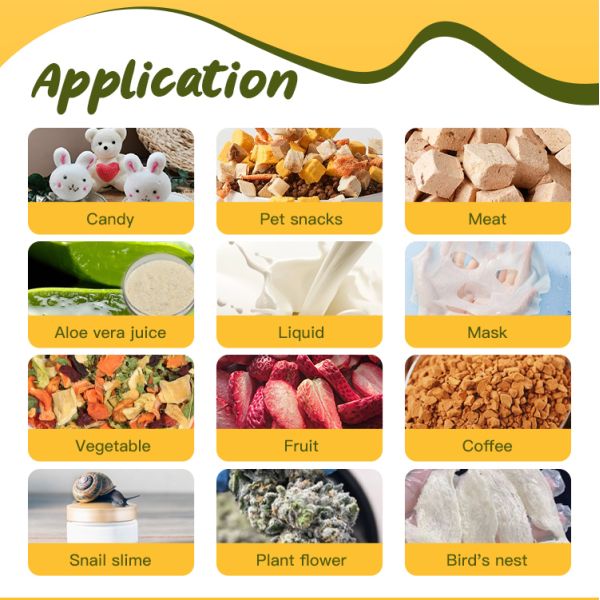 Сушилка для домашнего замораживания продуктов питания 7 подносов 2,5 м2 Большой вакуумный сушилка для домашнего замораживания с насосом для масла