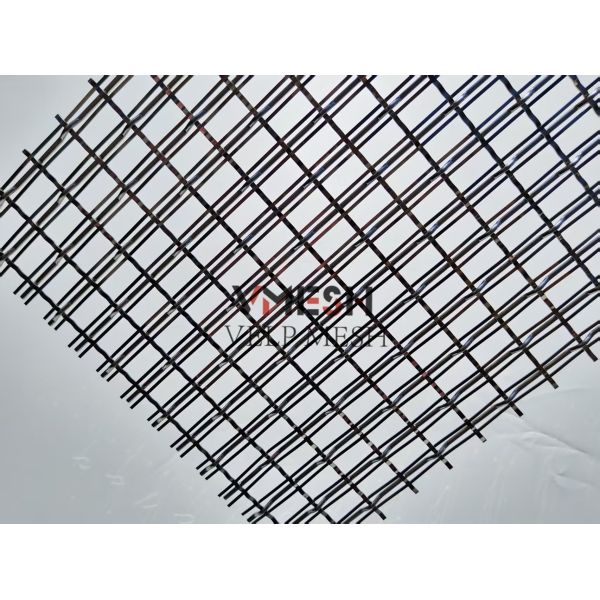 Durable Customized Facade Cladding Wall Exterior and Interior Outdoor Metal Stainless Steel Security Woven Decorative Architectural Wire Mesh