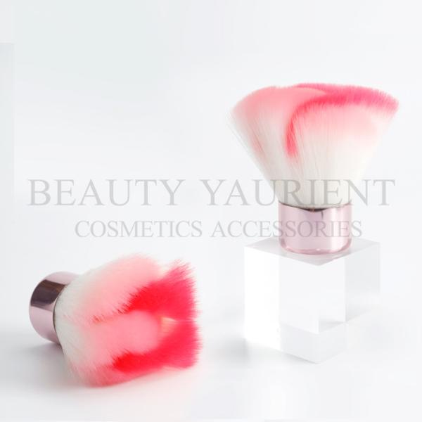 Folded Flower Pattern Full Coverage Kabuki Brush For Loose Powder 43g