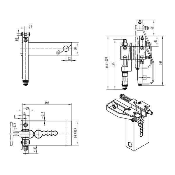 SN-SG-AQ10 Componentes de elevadores de equipo de seguridad con resorte Belleville para elevación de pasajeros