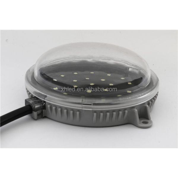 100mm 24V SMD3535 RGB IP67 Waterproof LED Point Light with DMX512 Control and 180° Beam Angle