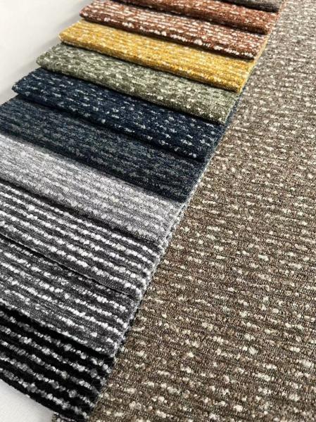 Soft Stain Resistant Chenille Jacquard Upholstery Fabric Chenille Textured Fabric