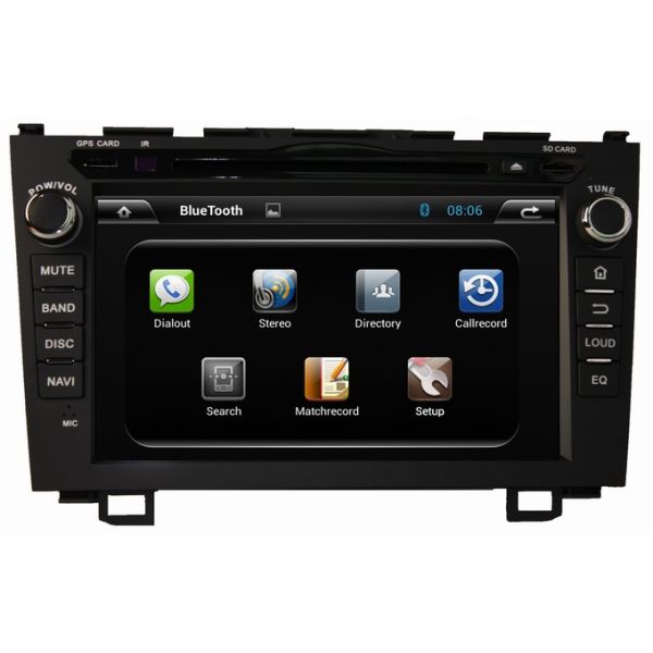 Ouchuangbo Car DVD Head Unit 3G Wifi Radio Player for Honda CRV 2006-2011 Pure Android 4.2 System OCB-8034C
