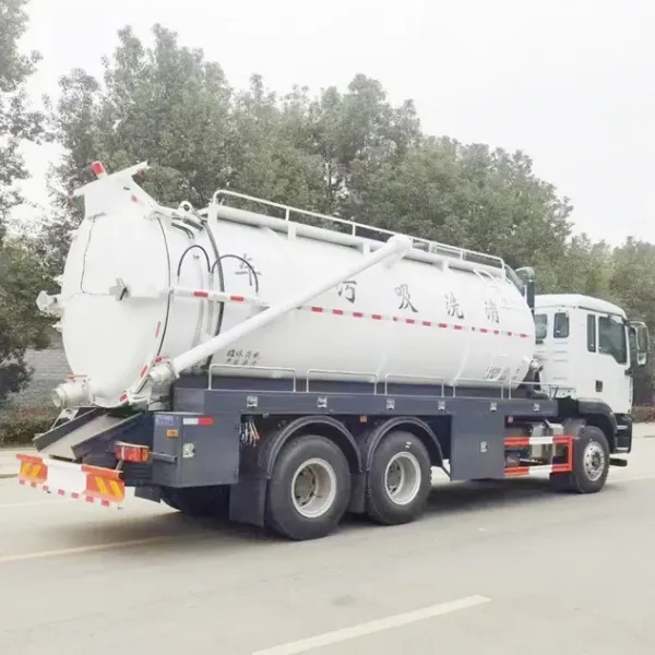 Sitrak 18 Cubic Meter Vacuum Sewage Suction Truck - CE Certified Municipal Vehicle