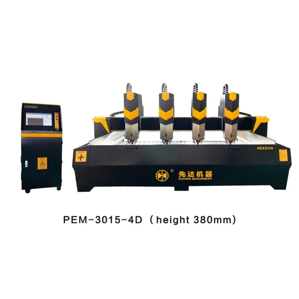11kw CNC Diamond Wire Saw Profile Router Stone Profiling Machine Cutting Granite