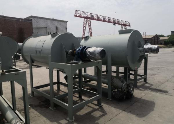 High Efficient Dry Powder Mixer Machine Stainless Steel / Carbon Steel Material