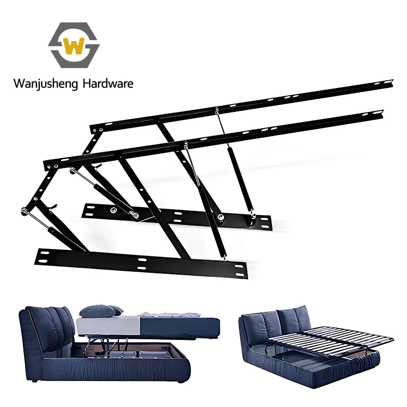 Adjustable Folding Bed Hydraulic Lifting Mechanism Gas Spring Lifting Hinge Storage & Folding Furniture Accessories