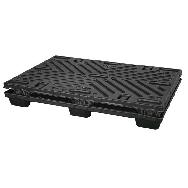 Recyclable Corrugated Sleeves Foldable Plastic Pallet Container with Long Service Life