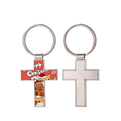 Sublimation Croix-clés de Pâques Rings Sublimation Cadeaux personnalisés mémorables