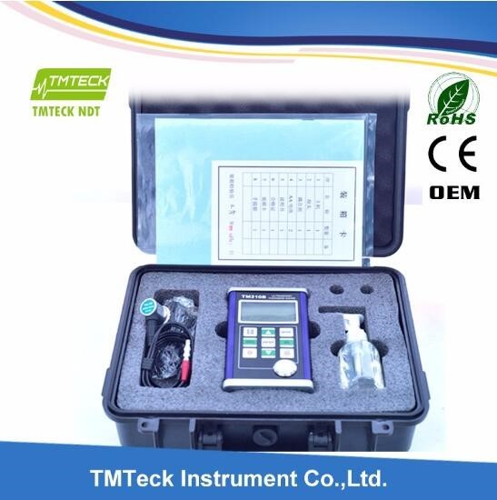 128×64 Lcd Ultrasonic Thickness Gauge / Metal Thickness Testing Equipment