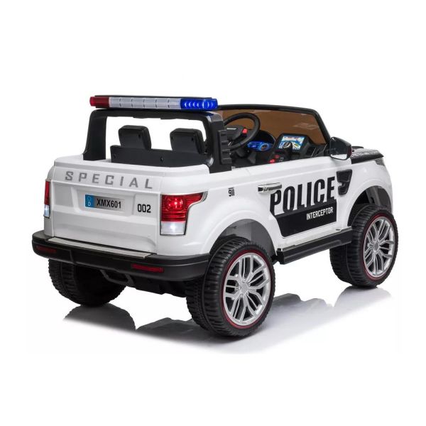 Черная езда на детском электрическом полицейском внедорожнике с пультом дистанционного управления игрушка для больших детей