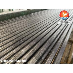 Extruded Fin Tube , ASTM A179 Carbon Steel Low Fin Tube For Air Coolers