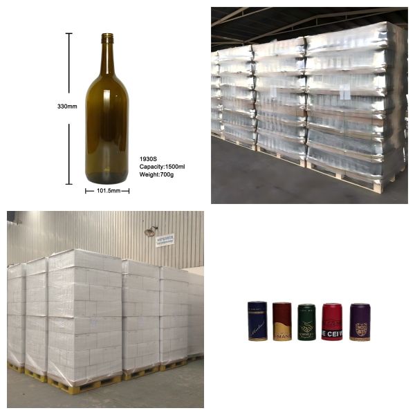 Magnum Bordeaux New Empty Wine Bottles For Sale Screw Top 1500ml  700g 1930S