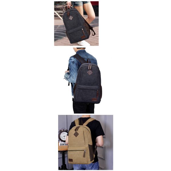 Store More Hot Sale Beautiful Bookbag Canves Backpacks