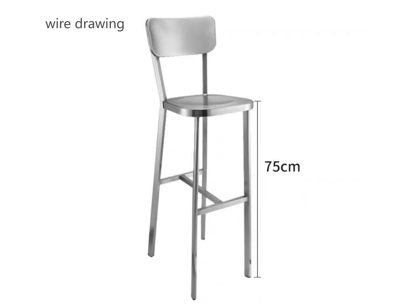 Ergonomic Heavy Duty Lab Stools Rust Proof Stainless Steel Cleanroom Stools Height Adjustable