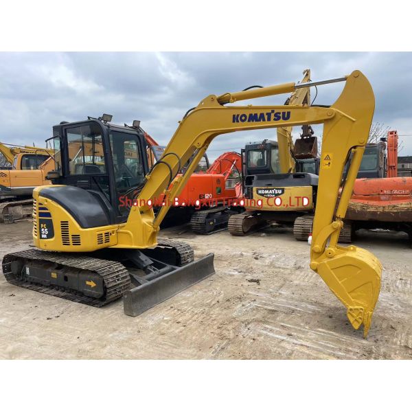 Komatsu PC55MR Mini Excavator with 90% Degree and Original Hydraulic Cylinder