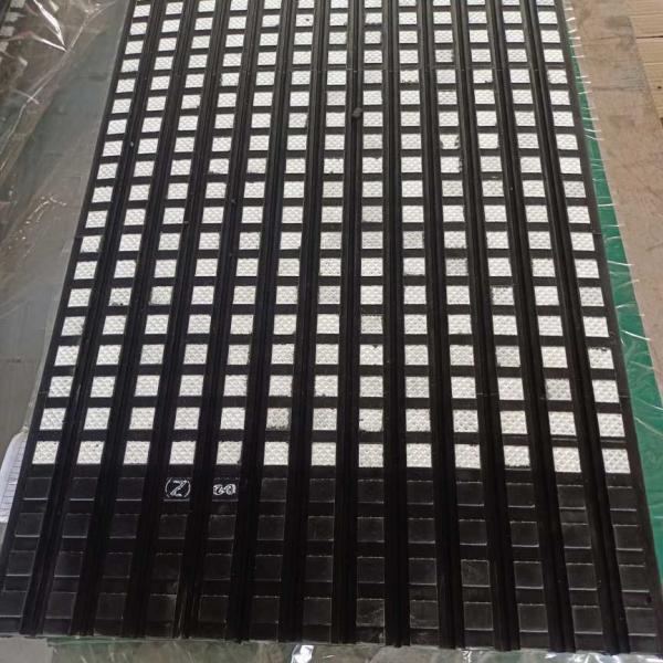 Semi Ceramic Pulley Lagging Bonding Layer Backed Alumina Ceramic Tiles