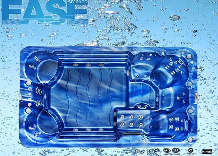 Square whirlpool massage swim hydrotherapy spa, balboa GL8000 with 3KW heater