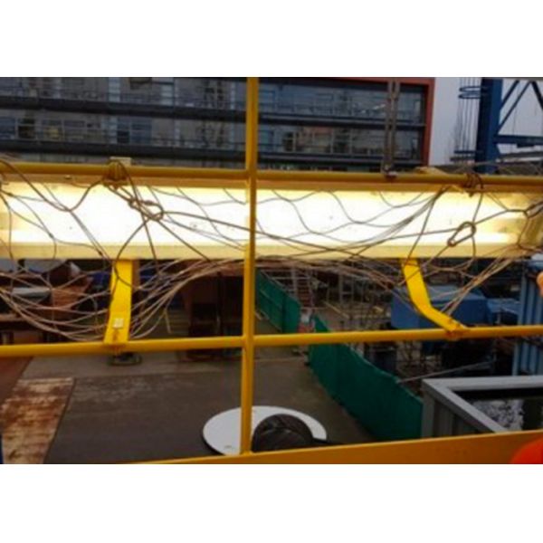 SS316 Dropsafe Nets For Overhead Fixtures Stailess Steel Wire Rope Mesh